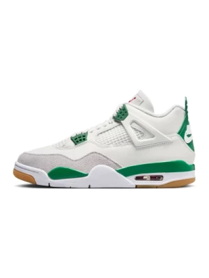 Jordan, Air Jordan 4 Retro Pine Green x Nike SB White, male,