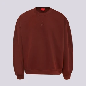 Jordan Bluza M J Brk Ovz Flc Crew Bb bordowy