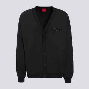Jordan Bluza Rozpinana M J Flt Flc Cardigan Lb czarny