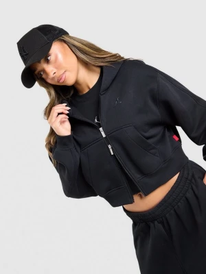 Jordan Bluza Rozpinana Z Kapturem W J Brk Flc Crp czarny