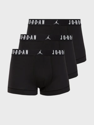Jordan Bokserki 3Pk Flight Cotton czarny