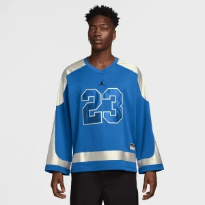 Jordan BRK CLGTE Hockey Jersey mężczyźni Długie rękawy niebieski rozmiar Odzież