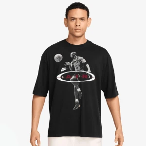 Jordan Brooklyn 2Air Reissue Shortsleeve Crew mężczyźni T-Shirty i Polo czarny rozmiar Odzież