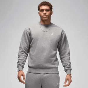 Jordan Brooklyn Fleece Crewneck mężczyźni Bluzy szary rozmiar Odzież