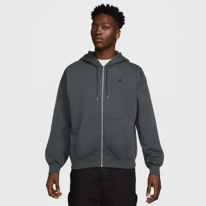 Jordan Brooklyn Fleece Oversize Hoodie mężczyźni Bluzy szary rozmiar Odzież