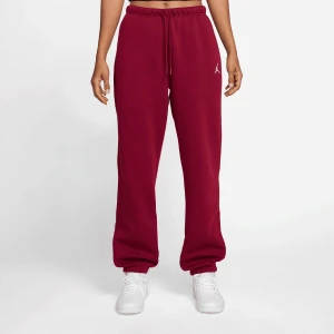 Jordan Brooklyn Fleece Pant kobiety Spodnie dresowe czerwony rozmiar Odzież
