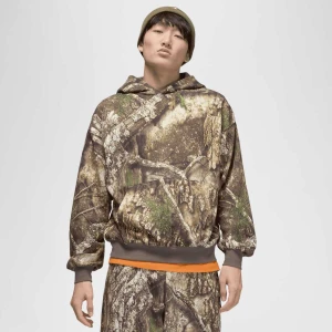 Jordan Brooklyn Fleece Realtree Hoodie mężczyźni Bluzy brązowy rozmiar Odzież