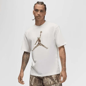 Jordan Brooklyn Realtree Jumpman T-Shirt mężczyźni T-Shirty i Polo beż rozmiar Odzież