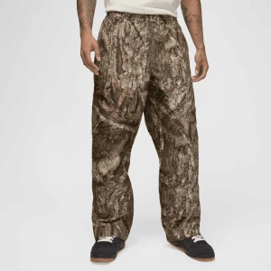 Jordan Brooklyn Woven Realtree Pants mężczyźni Spodnie dresowe brązowy rozmiar Odzież