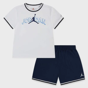 Jordan JDB Matching Taping Mesh Short Set uniseks Rampersy i zestawy dla niemowląt niebieski rozmiar Odzież