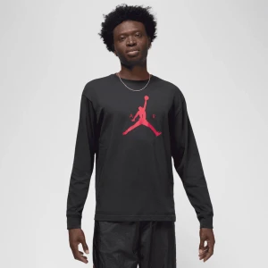 Jordan Jumpman Long Sleeve High-Brand-Read Tee mężczyźni Długie rękawy czarny rozmiar Odzież