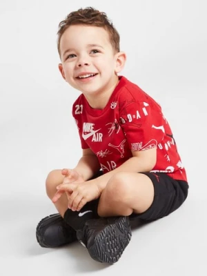 Jordan Komplet Aop Mix T/shrt St Red/blk