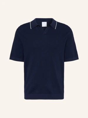 Jordan Koszulka Polo Z Dzianiny O Luźnym Kroju blau GRANATOWY