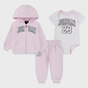 Jordan MJ 23 Jersey Full-Zip Set uniseks Rampersy i zestawy dla dzieci różowy rozmiar Odzież