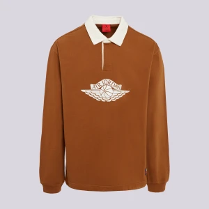 Jordan Polo M J Flt Ess Rugby Top brązowy