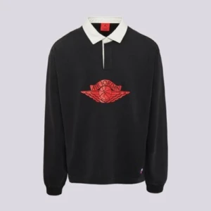 Jordan Polo M J Flt Ess Rugby Top czarny