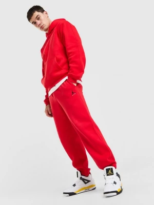 Jordan Spodnie J Brk St Flc Cuff Pant Bb czerwony