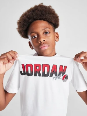 Jordan T-Shirt Colg Patch Tee Wht/rd B