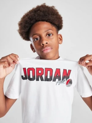 Jordan T-Shirt Colg Patch Tee Wht/rd B
