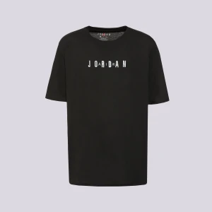 Jordan T-Shirt Jdb Mj Wordmark Emb Crew czarny