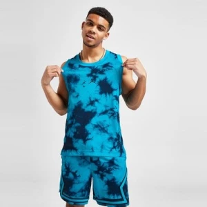 Jordan Tank Jdan Tie Dye Jersey Blue Tee