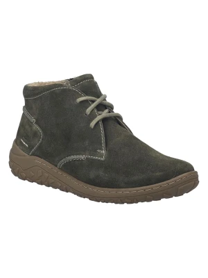 Josef Seibel Skórzane botki "Ruby 01" w kolorze khaki do kostki rozmiar: 42
