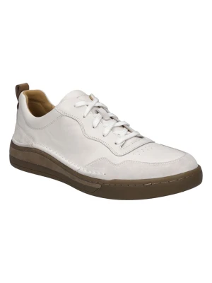 Josef Seibel Skórzane sneakersy w kolorze kremowym rozmiar: 44