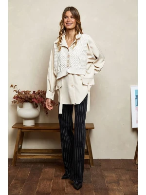 Joséfine Bluzka "Auroral" w kolorze beżowym rozmiar: M