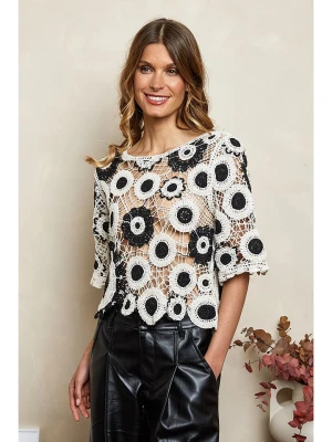 Joséfine Bluzka "Chanz" w kolorze czarno-białym rozmiar: L
