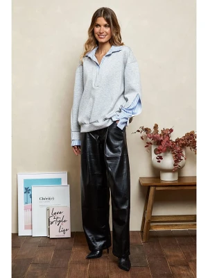 Joséfine Bluzka dresowa "Chaliah" w kolorze szarym rozmiar: L