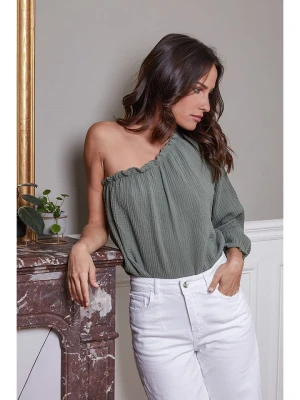 Joséfine Bluzka "Haristot" w kolorze khaki rozmiar: S