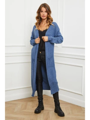 Joséfine Kardigan "Acor" w kolorze niebieskim rozmiar: S