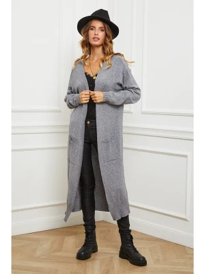 Joséfine Kardigan "Acor" w kolorze szarym rozmiar: XL