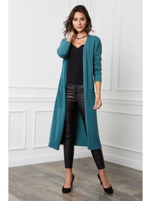 Joséfine Kardigan "Balle" w kolorze niebiesko-zielonym rozmiar: S