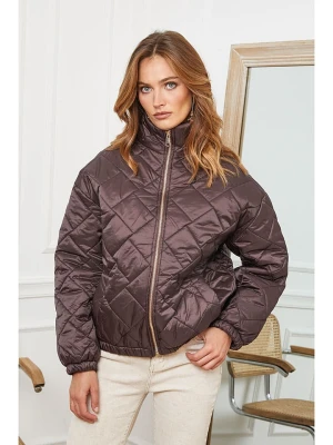 Joséfine Kurtka pikowana "Demi" w kolorze brązowym rozmiar: XL