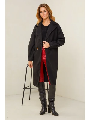 Joséfine Płaszcz przejściowy "Heluy" w kolorze czarnym rozmiar: M