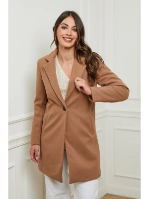 Joséfine Płaszcz przejściowy w kolorze karmelowym rozmiar: XL