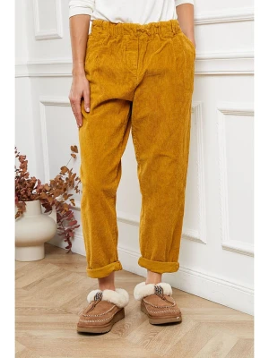 Joséfine Spodnie "Altazar" w kolorze musztardowym rozmiar: M