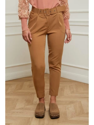 Joséfine Spodnie "Calange" w kolorze karmelowym rozmiar: S