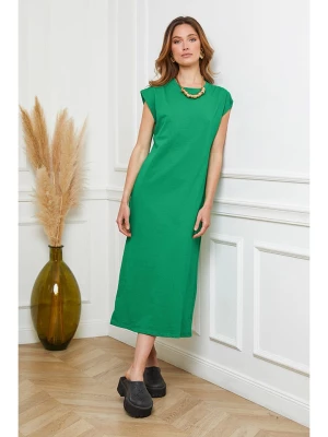 Joséfine Sukienka "Arnes" w kolorze zielonym rozmiar: L