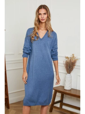 Joséfine Sukienka "Darry" w kolorze niebieskim rozmiar: XL