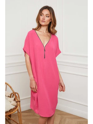 Joséfine Sukienka "Defne" w kolorze różowym rozmiar: M