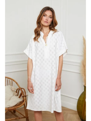 Joséfine Sukienka "Delia" w kolorze białym rozmiar: L