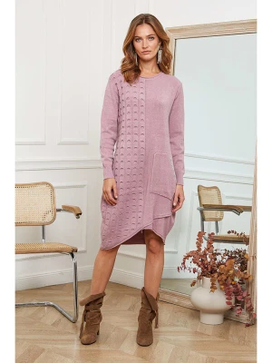Joséfine Sukienka dzianinowa "Alfonse" w kolorze jasnoróżowym rozmiar: M