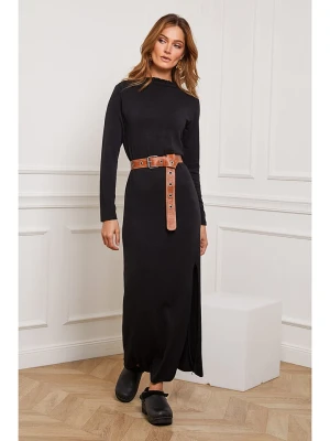 Joséfine Sukienka dzianinowa "Analog" w kolorze czarnym rozmiar: S