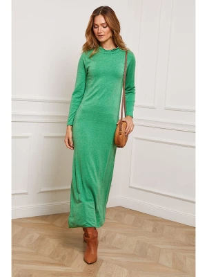 Joséfine Sukienka dzianinowa "Analog" w kolorze zielonym rozmiar: XL