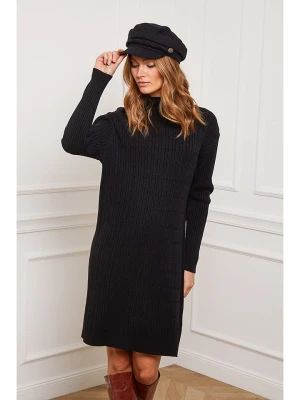 Joséfine Sukienka dzianinowa "Doumbia" w kolorze czarnym rozmiar: M