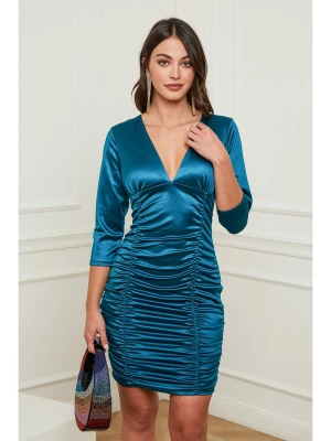 Joséfine Sukienka "Ferona" w kolorze niebieskim rozmiar: L