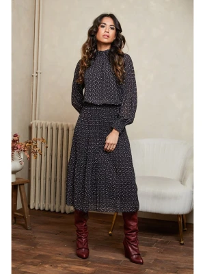 Joséfine Sukienka "Karry" w kolorze czarno-białym rozmiar: S