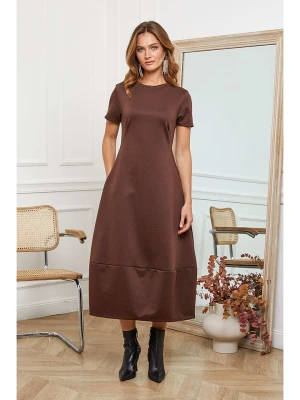 Joséfine Sukienka "Lioris" w kolorze brązowym rozmiar: L